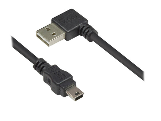 Good Connections 3310-EU005W - 0.5 m - USB A - Mini-USB B - USB 2.0 - Male/Male - Black