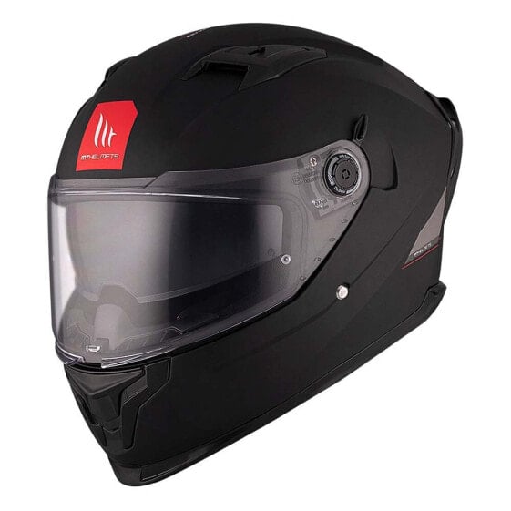 Полный лицевой мотоциклетный шлем MT Helmets Braker SV Solid