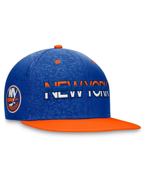 Men's Royal, Orange New York Islanders Authentic Pro Rink Two-Tone Snapback Hat