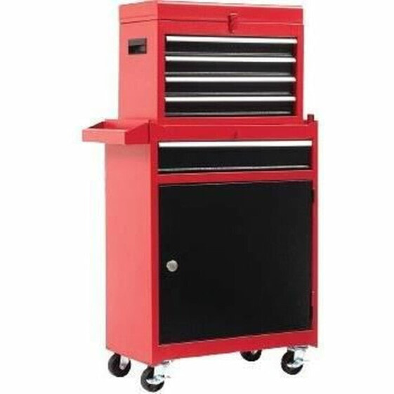 Tool drawer unit Domac Red 7 drawers