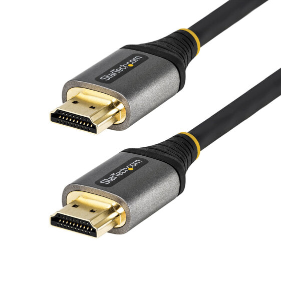 StarTech.com 16ft (5m) Premium Certified HDMI 2.0 Cable - High-Speed Ultra HD 4K 60Hz HDMI Cable with Ethernet - HDR10 - ARC - UHD HDMI Video Cord - For UHD Monitors - TVs - Displays - M/M - 5 m - HDMI Type A (Standard) - HDMI Type A (Standard) - 3D - 18 Gbit/s - Blac