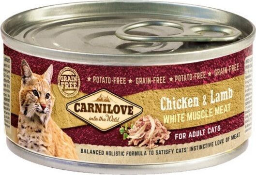 Carnilove CARNILOVE KOT pusz.100g CHICKEN LAMB