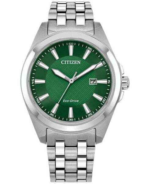 Eco-Drive Men's Peyten Stainless Steel Bracelet Watch 41mm