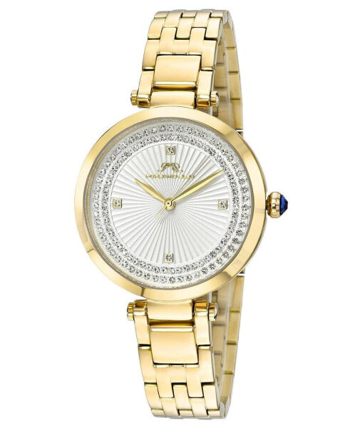 Natalie Stainless Steel Gold Tone Women's Watch