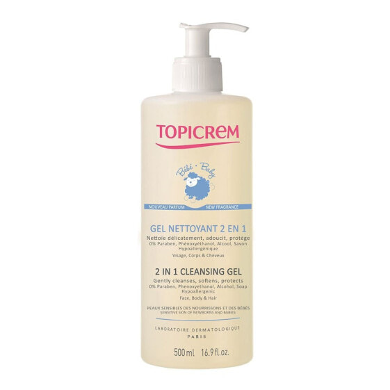 TOPICREM 2 In 1 500ml Cleanser gel