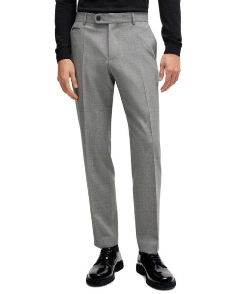Men's Crease-Resistant Slim-Fit Trousers