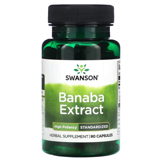 Banaba Extract, High Potency, Standardized, 90 Capsules