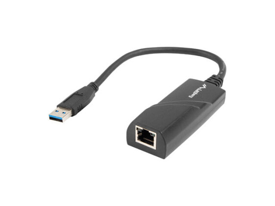 Lanberg NC-1000-01 - Black - Network Card - USB 3.0