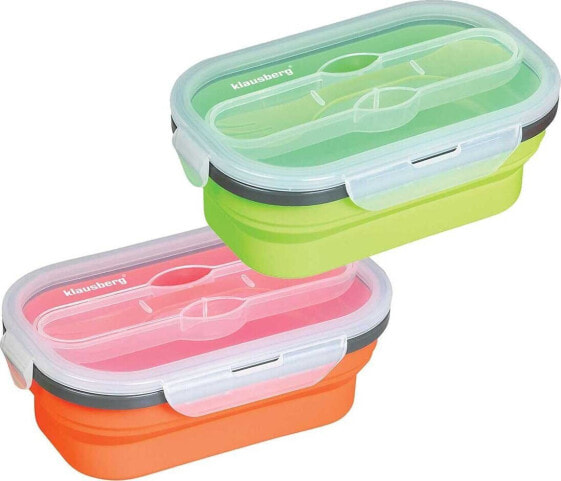 Klausberg SILIKONOWY SKŁADANY LUNCH BOX KLAUSBERG KB-7022