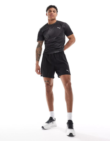 Puma Run Favourite Velocity 5"" shorts in black