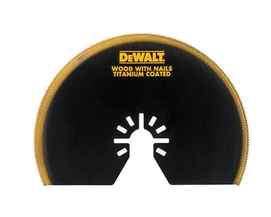 Пила DeWalt 100 мм с титановым покрытием для многофункционального инструмента