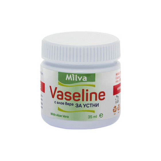Milva Lip Vaseline With Aloe Vera Вазелин для губ с алоэ вера 35 мл