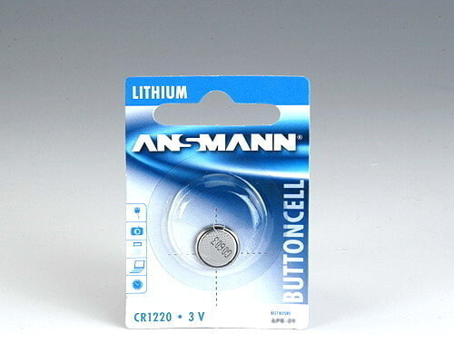 Одноразовая батарейка ANSMANN® Lithium CR1220 3V