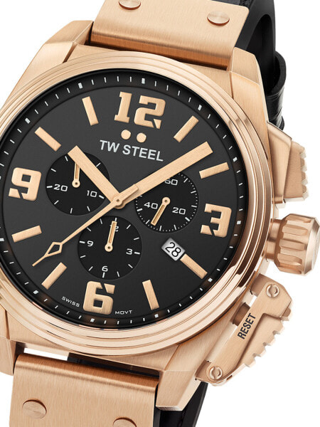 TW-Steel TW1014 Canteen Chronograph limited edition Mens Watch 46mm 10ATM