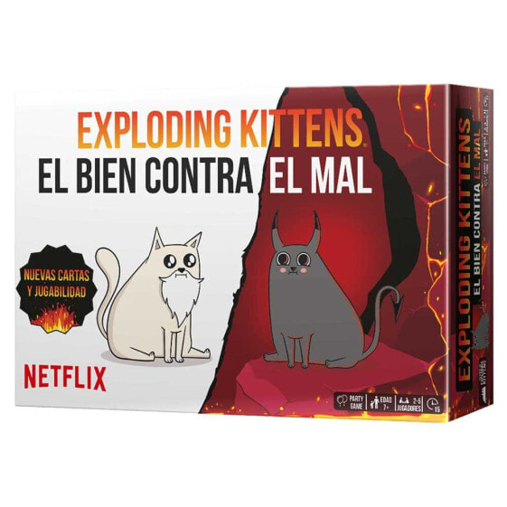 Настольная игра Exploding Kittens El Bien Contra El Mal Multicolor