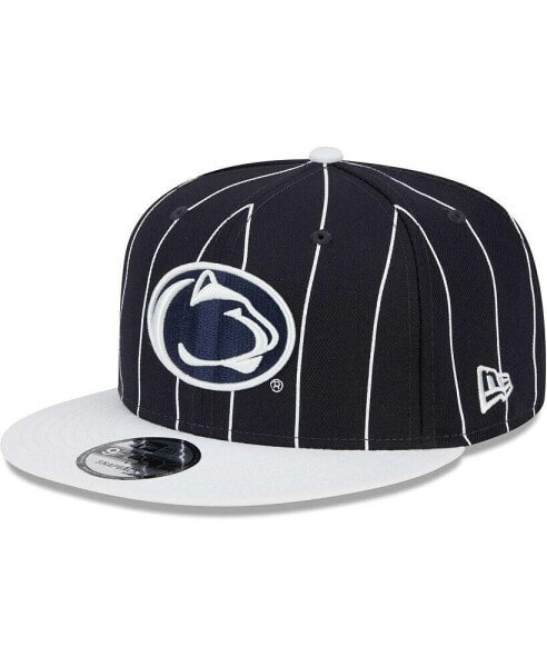 Бейсболка New Era мужская "Penn State Nittany Lions" с напылением, цвета синий и белый