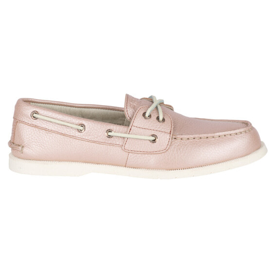 Sperry Conway Metallic Boat Womens Pink Flats Casual STS82824