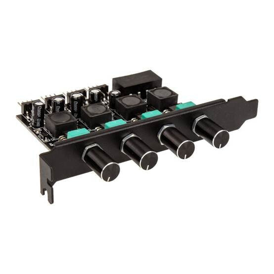 Lamptron CP436 - 4 channels - Black,Green - Rotary - 3-pin connector,4-pin connector - Molex (4-pin) - 2 - 12 V