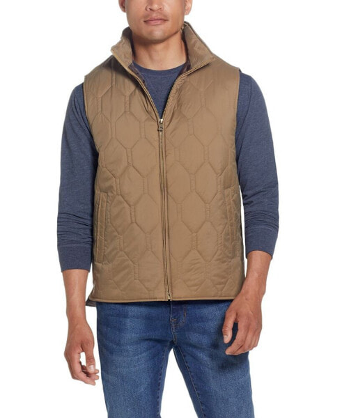 Men's Hexagon Quilted Lightweight Vest