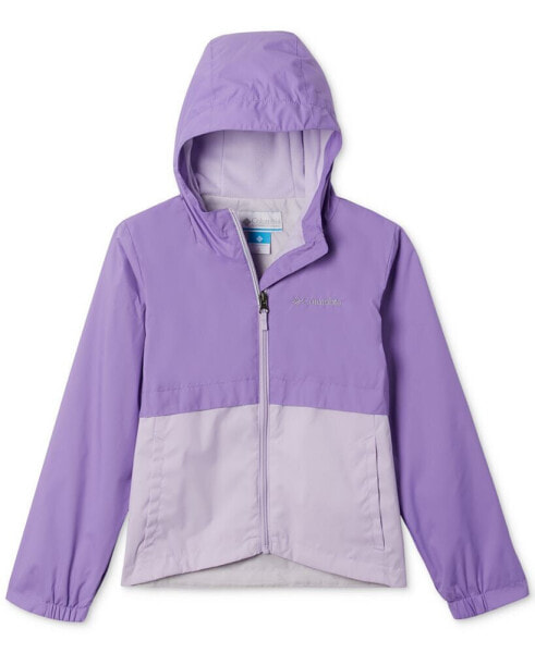 Куртка для малышей Columbia Девичья Куртка на молнии с капюшоном и флисом Rain-Zilla Full-Zip Hooded