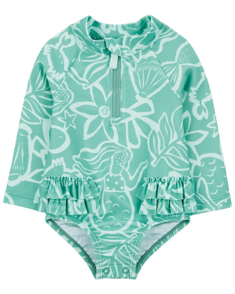 Купальник Carter's Baby Floral Print 1-Piece Rashguard