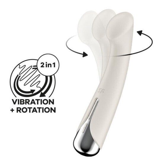 Spinning G-Spot 1 Vibe and Rotator Beige