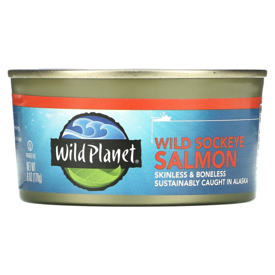 Wild Planet, Филе дикой нерки, без кожи и костей, 6 унций (170 г)