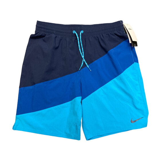 Nike Men's Swoosh Color Surge 4-Way Stretch Elastic Waist Volleyball Swim Short