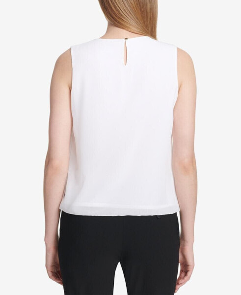 Calvin klein discount pleated top