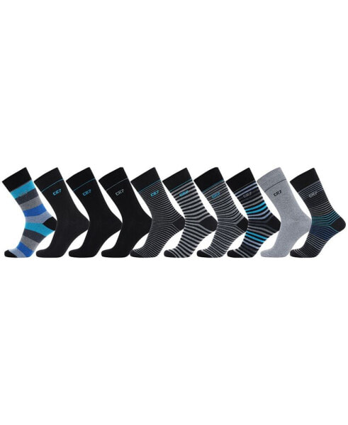 Men's Fashion Socks, 10-pack