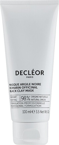 Reinigende Gesichtsmaske gegen Hautunreinheiten mit schwarzer Tonerde - Decleor Rosemary Officinalis Black Clay Mask 50 ml