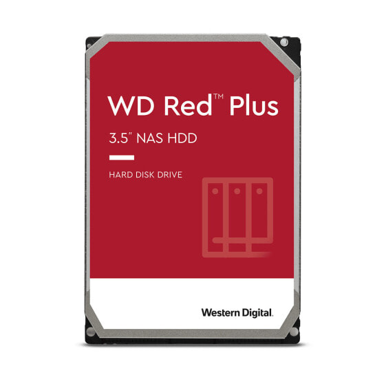 Жесткий диск Western Digital Red Plus 12 ТБ 3.5" 7200 RPM