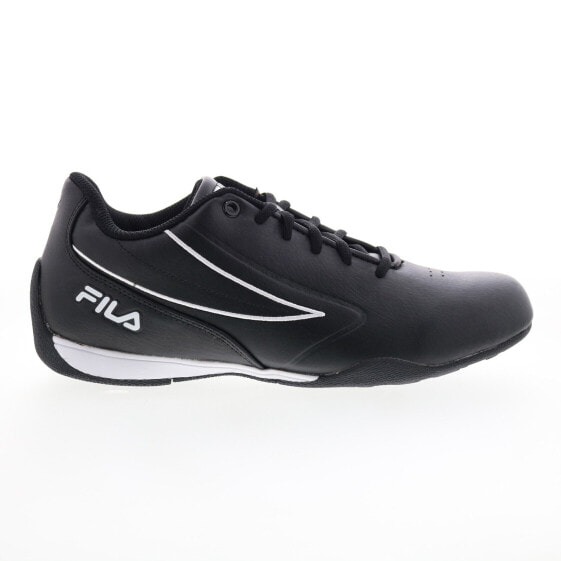 Fila Forlani Outline Flag Womens Black Motorsport Inspired Sneakers Shoes