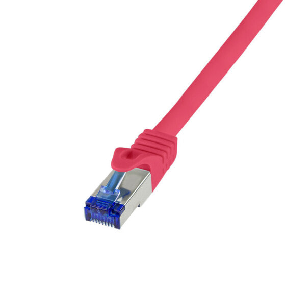 LogiLink Patchkabel Ultraflex Cat.6a S/Ftp rot 1 m - Cable - Network