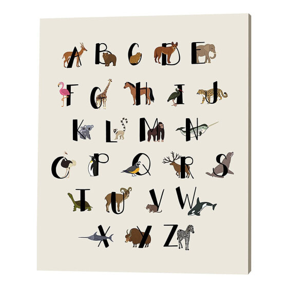Leinwandbild Animal Alphabet