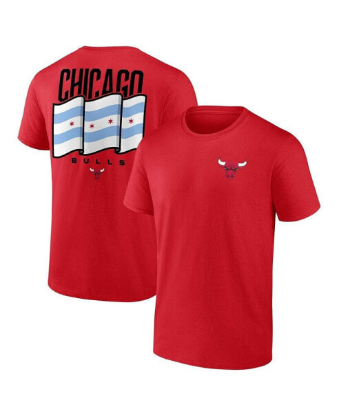 Men's Red Chicago Bulls Hometown Originals Clutch T-shirt