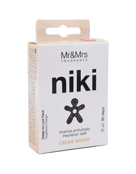 Ароматизатор салона Mr&Mrs Fragrance Niki Big Cedar Wood - запасная кассета