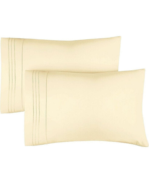 Soft Microfiber Pillowcase Set of 2 - King