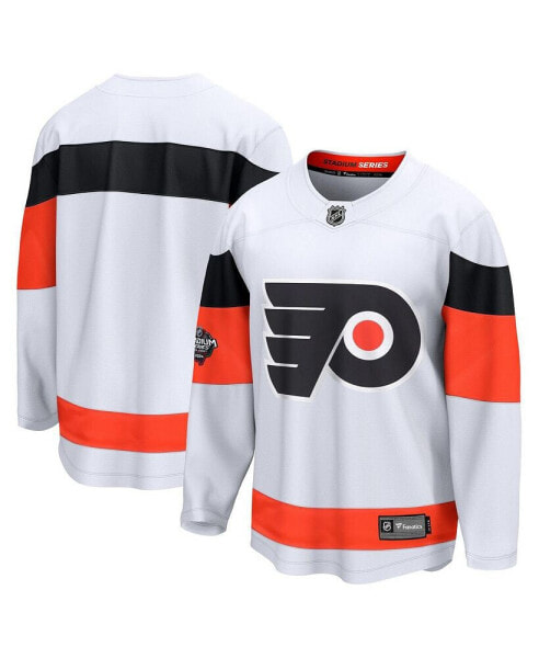 Men's White Philadelphia Flyers 2024 NHL Stadium Series Breakaway Jersey