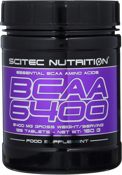 Scitec Nutrition BCAA 6400 125 Tablets, 1 Pack (1 x 160 g)