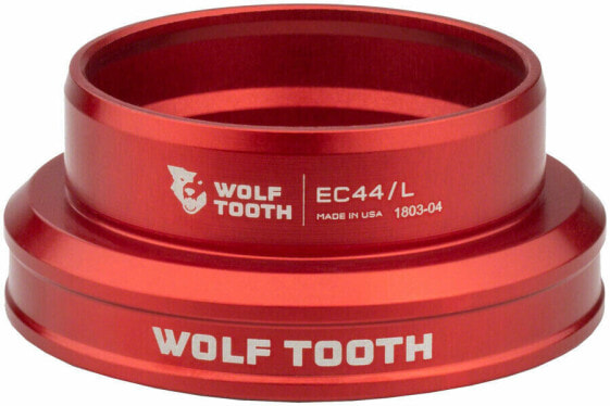 Запчасти для велосипеда Wolf Tooth Premium Headset - EC44/40 Lower, Red