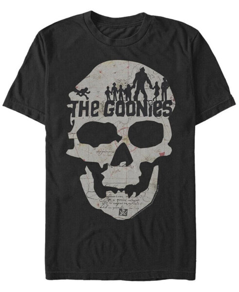 Men's The Goonies 1985 Goonie Skull Map Short Sleeve T-shirt