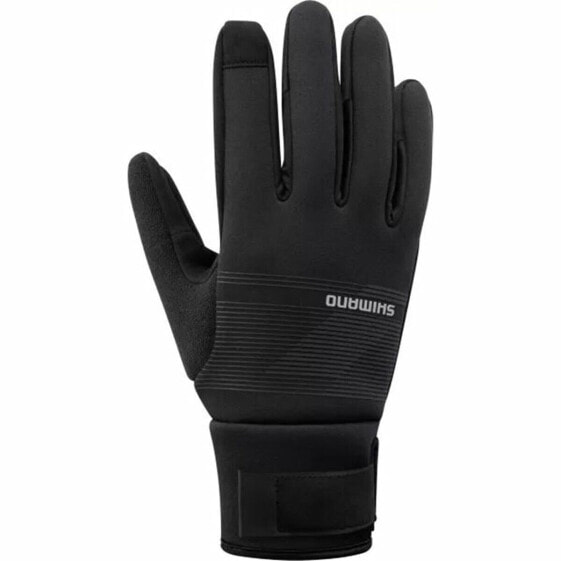 Перчатки велосипедные Shimano Windbreak Thermal Разноцветные