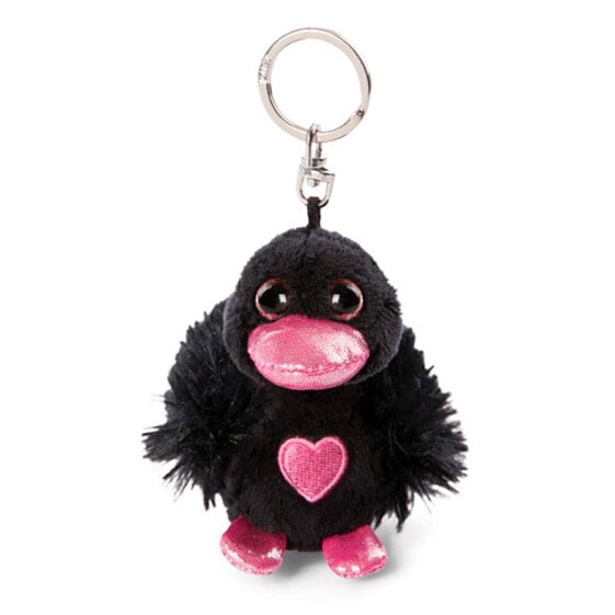 Игрушка-брелок NICI Love Swan Black 8 Cm BB Green