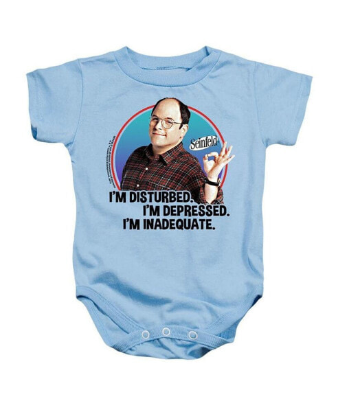 Костюм для малышей Seinfeld Детский комбинезон для малышей Baby George со скрепками