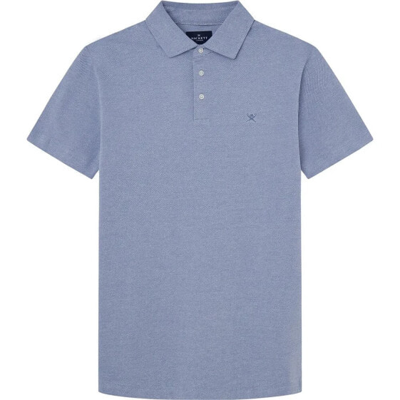 HACKETT Twill Jacqd short sleeve polo