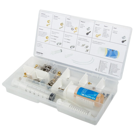 M-WAVE Brake Doc Box Bleeding Kit Set