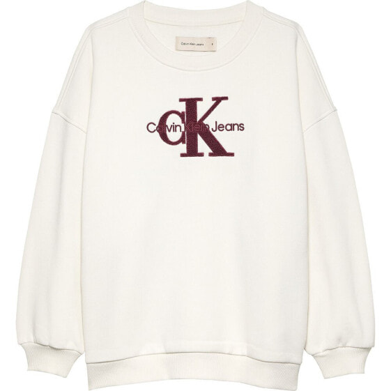 CALVIN KLEIN JEANS Teddy Monologo Cn sweatshirt