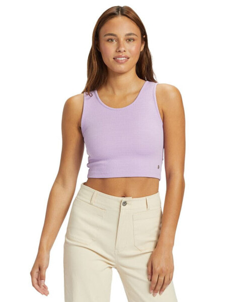 Juniors' Good Keepsake Cropped Tank Top