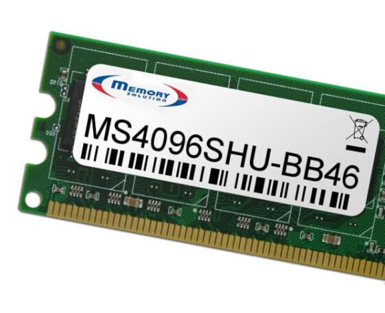 Memorysolution Memory Solution MS4096SHU-BB46 - 4 GB - 1 x 4 GB - Green